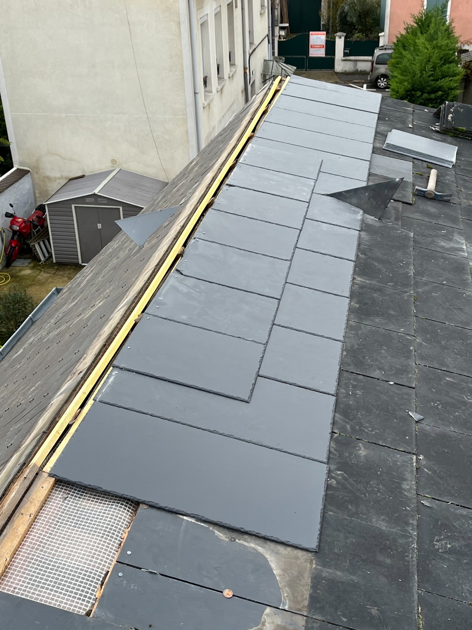 Réalisation de toiture MLM Laporte - chantier 1