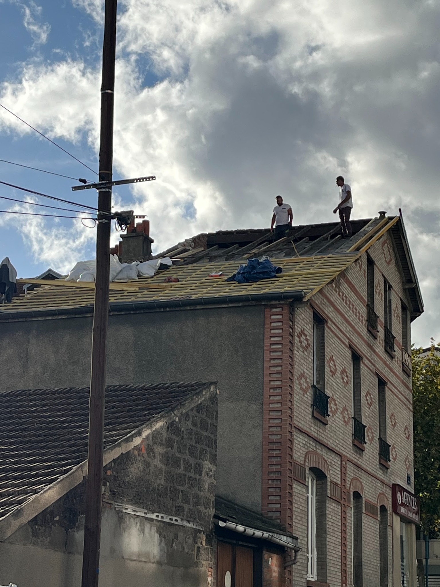 Réalisation de toiture MLM Laporte - chantier 2